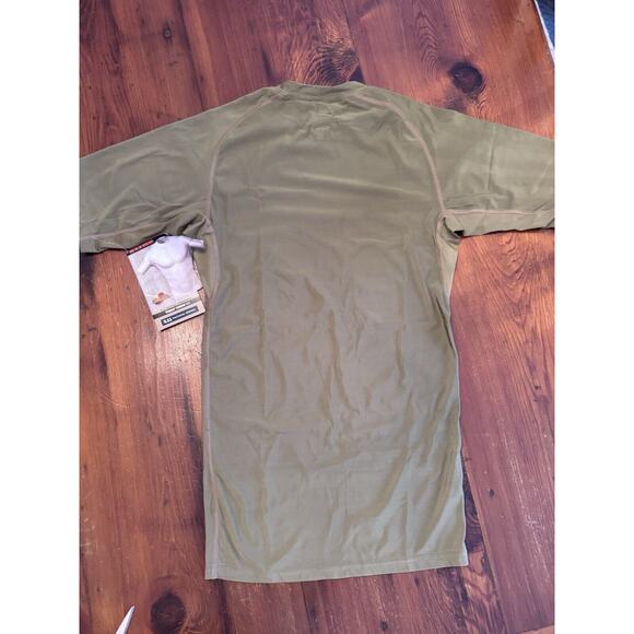 5.11 Tactical Brown Crew Neck Tight Mens Short Sleeve Size M Undergear NWT $65 - Picture 3 of 13